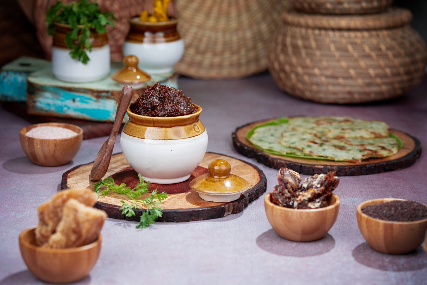 Coriander Thokku
